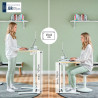 1 BUREAU ASSIS DEBOUT PLIABLE