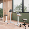 1 BUREAU ASSIS DEBOUT PLIABLE