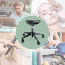 1 TABOURET A ROULETTES ASSIS DEBOUT
