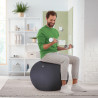 1 BALLON D'ASSISE LESTE GRIS FONCE 55CM