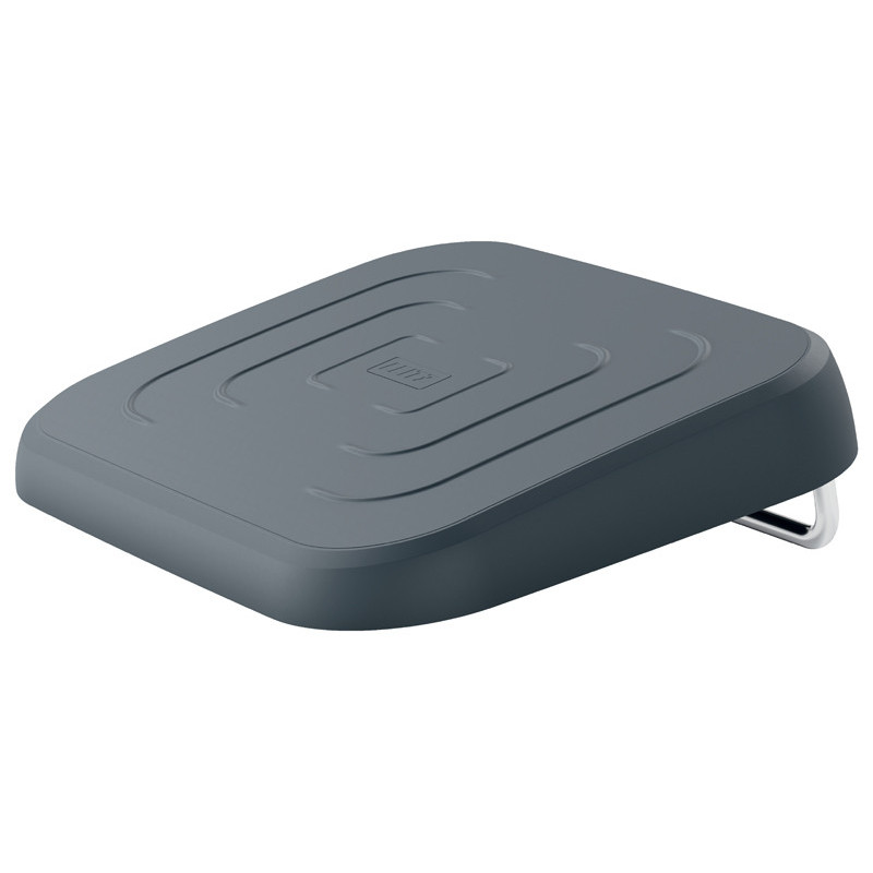 1 REPOSE-PIEDS PLASTIQUE COLORIS GRIS