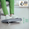 1 REPOSE-PIEDS PLASTIQUE COLORIS GRIS
