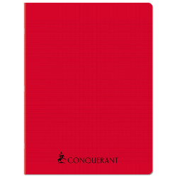 CAHIER PP ROUGE 24X32 96P SÉYÈS 70G PIQURE