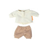 - ENSEMBLE VÊTEMENTS POUPEE 21CM - T-SHIRT ET PANTALON