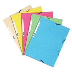 10 CHEMISES ÉLASTIQUE 3 RABATS CARTE COLORIS PASTELS