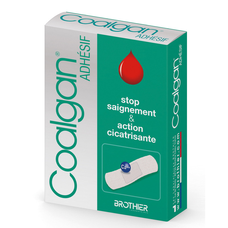 3401521069847 - COALGAN 12 PANSEMENTS HÉMOSTATIQUES STÉRILES