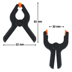 3134725018860 - 8 PINCES DE SERRAGE 65MM