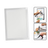 8425901040115 - CADRE AFFICHAGE MAGNETIQUE ET ADHESIF A4 COLORIS GRIS