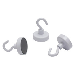 3700773321629 - 3 CROCHETS DE SUSPENSION MAGNÉTIQUES Ø25MM