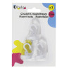 3700773321629 - 3 CROCHETS DE SUSPENSION MAGNÉTIQUES Ø25MM