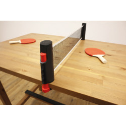 4027608008708 - FILET ET POTEAUX TENNIS DE TABLE PORTABLE