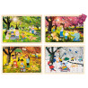 3133099143345 - LOT 4 PUZZLES LES 4 SAISONS