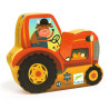 3070900072756 - 1 PUZZLE LE TRACTEUR 16 PIECES