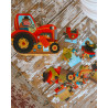 3070900072756 - 1 PUZZLE LE TRACTEUR 16 PIECES