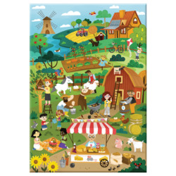 7640179640497 - 1 PUZZLE LA FERME ECOLOGIQUE 40 PIECES
