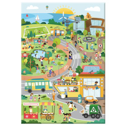 7640179640503 - 1 PUZZLE LA VILLE VERTE 60 PIECES