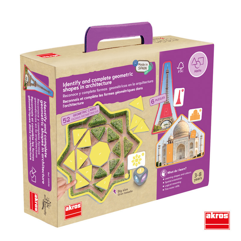 8426804205397 - RECONNAIS ET COMPLETE LES FORMES GEOMETRIQUES DANS L'ARCHITECTURE