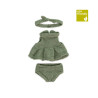 - ENSEMBLE VÊTEMENTS POUPEE 21CM - ROBE ET BANDEAU