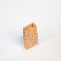 50 SACS KRAFT 11X21CM CŒURS