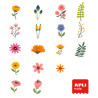 ROULEAU 900 GOMMETTES FLEURS Ø 20 MM