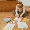 3701385305038 - 36 TAMPONS BOIS ALPHABET ET CHIFFRES