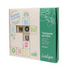 3701385305038 - 36 TAMPONS BOIS ALPHABET ET CHIFFRES