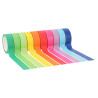 3700773322787 - 10 RUBANS ADHESIFS COLORIS UNIS ASSORTIS 15MMX10M