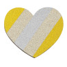 3700773322794 - 10 RUBANS ADHESIFS COLORIS PAILLETES ASSORTIS 15MMX10M