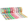 3700773322817 - 10 RUBANS ADHESIFS THEME FANTAISIE 15MMX10M