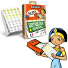 3134725023482 - 1 BOITE ECOPACK 2400 GOMMETTES ETOILES OR ET ARGENT TAILLES 12 ET 20 MM