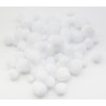 3700773321841 - 150 POMPONS BLANCS 3 TAILLES ASSORTIES