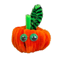 3701385309395 - MAXI PACK CHENILLES YEUX MOBILES ET POMPONS HALLOWEEN
