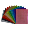 3701385309388 - MAXI PACK 12000 GOMMETTES MIROIRS MOSAIQUES 12 COLORIS ASSORTIS