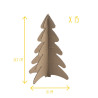 3701385306295 - 15 SAPINS CARTONS BRUN H24,5CM