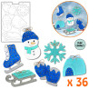 3134725027664 - 36 SUSPENSIONS A DECORER THEME HIVER