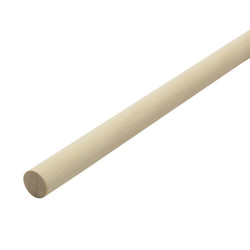 3700773320783 - LOT 20 TOURILLONS BOIS 12MM X 33 CM COLORIS NATUREL