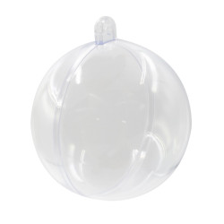 3700773321483 - LOT 6 BOULES PLASTIQUES CRISTAL 6CM