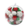 3700773321490 - LOT 10 BOULES PLASTIQUES CRISTAL 10CM