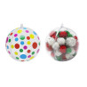 3700773321490 - LOT 10 BOULES PLASTIQUES CRISTAL 10CM