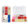 3701385309456 - PACK 1800 PERLES ASSORTIES - THEME LOVE