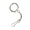 3700773312047 - 10 ATTACHES PORTE-CLES AVEC CHAINETTES ARGENT