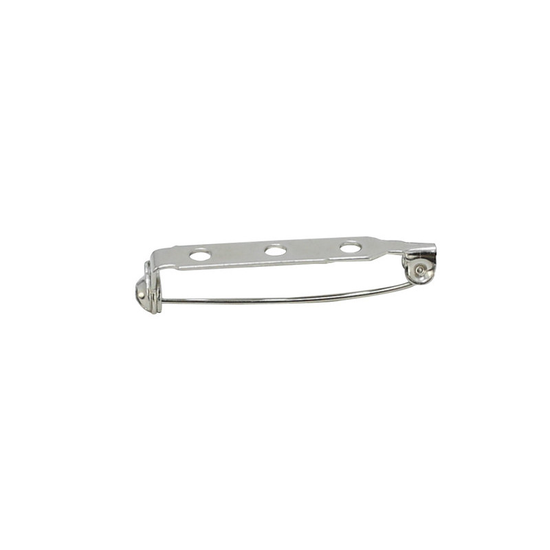3700773320325 - 20 ATTACHES BROCHES 32MM ARGENT