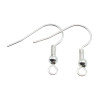 3700773322510 - 40 BOUCLES D'OREILLES 20MM COLORIS ARGENT