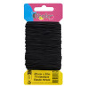 3700773323173 - 1 BOBINE FIL ELASTIQUE NOIR 1MMX25M