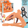 3134725024694 - MAXI PACK CLEO GUN FIX DÉCORÉ + STATION + 10 RECHARGES + 2 PINCES