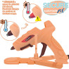 3134725024694 - MAXI PACK CLEO GUN FIX DÉCORÉ + STATION + 10 RECHARGES + 2 PINCES