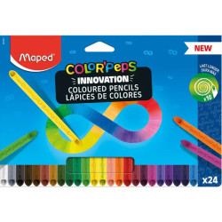 3154148616047 - SCHOOL'PEPS INFINITY 24 CRAYONS DE COULEURS ASSORTIS