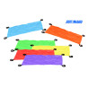 3420211679821 - 6 PARACHUTES RECTANGLES 0,85 X 1,3M COLORIS ASSORTIS