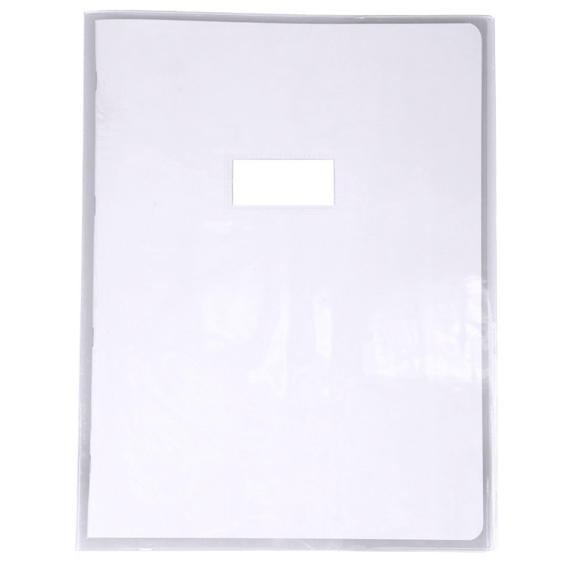 3210330734002 - PROTÈGE-CAHIER PLASTIQUE 24X32 CRISTAL INCOLORE 22/100È