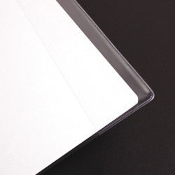 3210330734002 - PROTÈGE-CAHIER PLASTIQUE 24X32 CRISTAL INCOLORE 22/100È